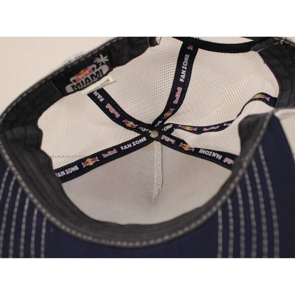 Red Bull Miami Fan Zone Snapback Mesh Back Hat Multicolor Graphic Logo EUC - Picture 5 of 6